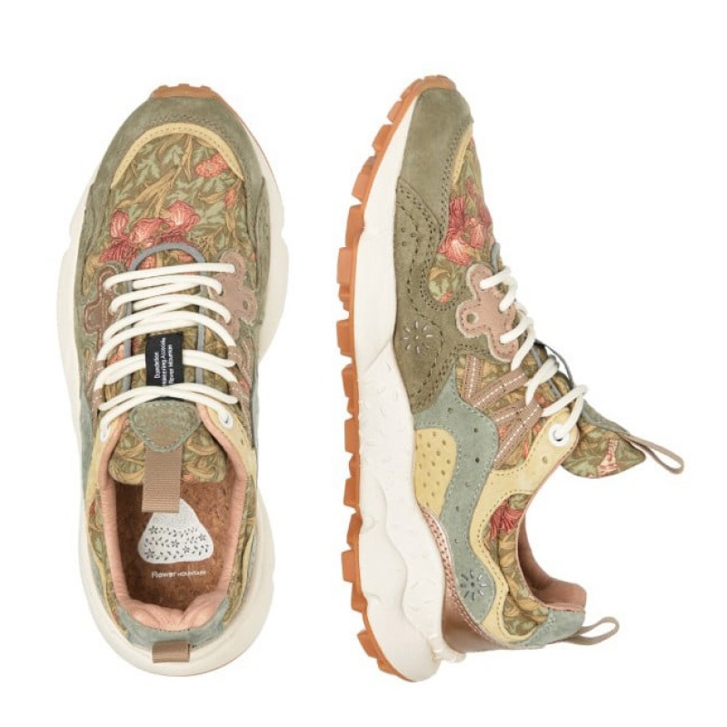 Buty Damskie Flower Mountain YAMANO 3 Oliwkowe | PLDYCWTQ